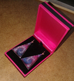 acrylic jewellery in a presentation box
